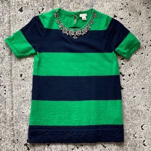 J. Crew jeweled t-shirt